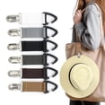 thumbnail image 6 of 2Pcs Adults Luggage Handbag Travel Small Portable Hat Clip Beach Accessories Fabric Clips KHAKI, 6 of 6