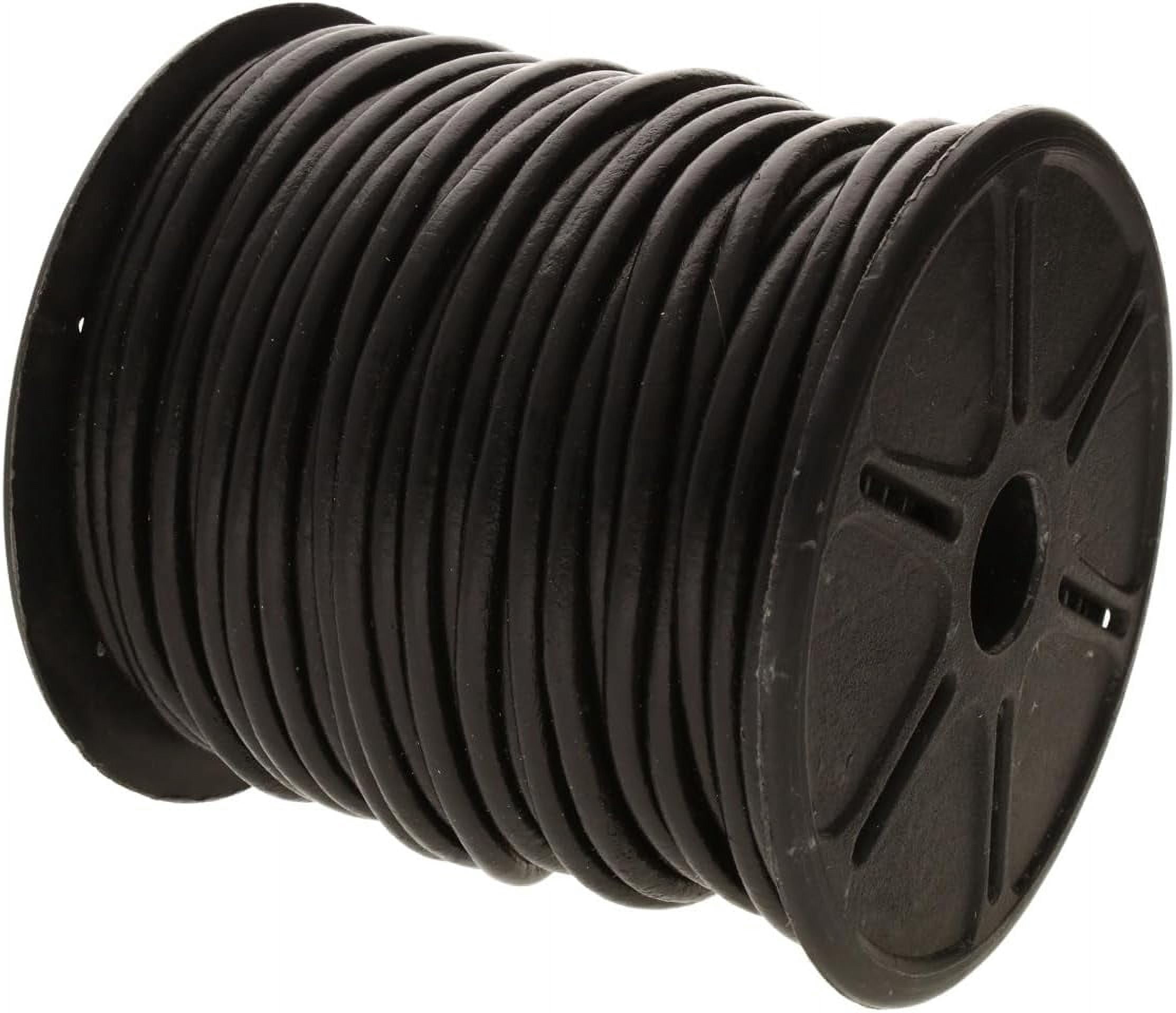 The Beadsmith Leather Cord – Black – 3mm Spool – 25 Yards/22.86 Meters – Indian Leather Thong Ideal for Braiding, Beading, Necklaces, Fine Lacing, Hair Accessories & DIY Jewelry Making