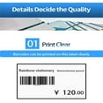 thumbnail image 4 of Aomya 2 Pack DK-2205 Brother Compatible Label Paper Roll 2-3/7"x100' Continuous White Labels with 2 Reusable Cartridges, 4 of 5