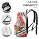 thumbnail image 4 of Misión Imposible: Juicio Final-theme Backpack, Campus style schoolbag Bookbag with Adjustable Shoulder Straps And Large Zip Compartment, Unisex Travel Bags.42x30x15cm, 4 of 6