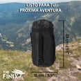 thumbnail image 5 of Bolsa De Dormir Tipo Momia Ligera Compacta Saco Sleeping Bag The Finix BDOR01BK-MMIA, 5 of 5