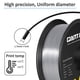 thumbnail image 3 of Filamento para impresora 3D GIANTARM Silk Metallic Silver PLA, 1 kg, 3 of 7