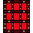 Red, Pattern 2, variant on ODIKA 8'x10' Machine Washable Non-Slip Area Rug, Buffalo Checkered Tartan with Nordic Inspired Motifs High Traffic Rug, Red, 617173