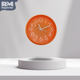 thumbnail image 2 of Reloj De Pared De Colores Análogo y Silencioso De Plástico naranja Mediano, 2 of 7