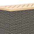 thumbnail image 6 of Afuera Living Traditional Rattan Outdoor Storage Table in Brown, 6 of 27
