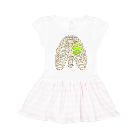 

Inktastic Tennis Heart Gift Toddler Girl Dress