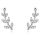 thumbnail image 1 of S925 Silver Ear Studs Mujeres Rama De Estilo De Moda Coreana, Hoja, Diamante, Estilo Literario Oído Clavos para los oídos, 1 of 5