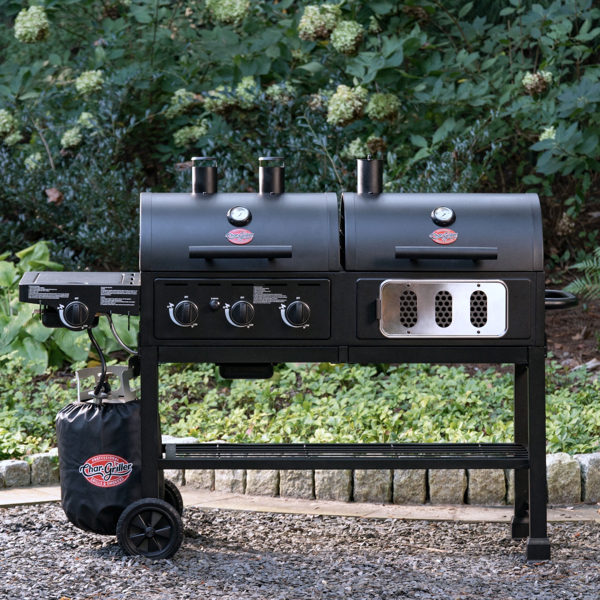 Char-Griller 5750 Hybrid Gas & Charcoal Grill