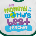 thumbnail image 4 of Inktastic Teacher Mommy for Son Boys or Girls Baby Bib, 4 of 4