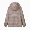thumbnail image 2 of WXFAZCVU Women's Zip Up Hooded Rain Jacket Outdoor Going Out Raincoat Windbreaker with Pockets Size XXL, 2 of 4