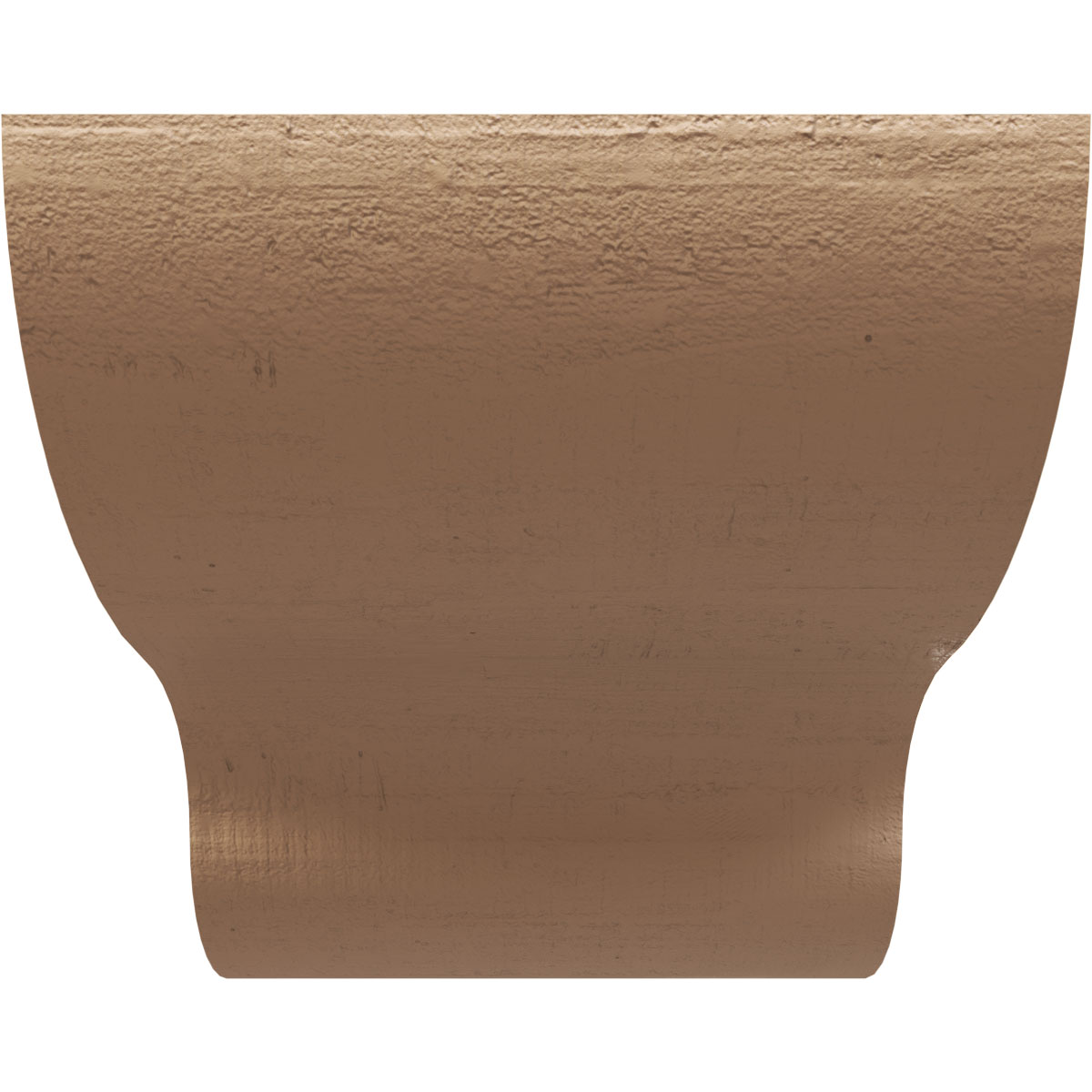 7"W x 14"D x 7"H Wide Greensboro Rough Cedar Woodgrain TimberThane Corbel, Primed Tan