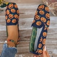 thumbnail image 5 of YOUYEDIAN Loafers for Women Halloween Casual Versatile Round Toe Flats Fashion Pumpkin Print Slip On Comfortable Dressy Shoes, 5 of 5