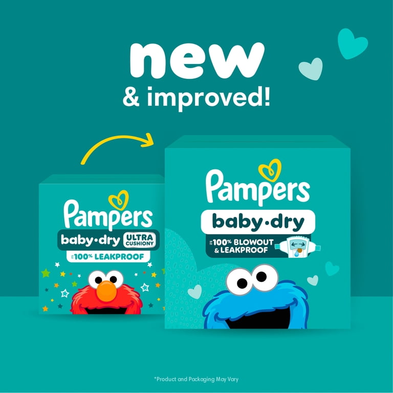 Pampers, Baby Dry Ultra Cushiony Diapers, Size 6 23-44 lbs