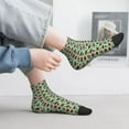 thumbnail image 2 of Fuzoiu Ladybugs 3 Print Adult Socks, Crew Moisture-wicking Socks, Unisex Cushion Crew Socks,Casual Sports Ankle Socks, 2 of 7