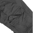 thumbnail image 3 of Men's Cotton Multi Utility Pockets Relaxed Fit Casual Outdoor Army Cargo Shorts (Dark Grey, 32), 3 of 3