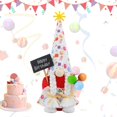 thumbnail image 1 of Puntoco Muñeca sin rostro de cumpleaños Duende enano Rudolf Muñeca sin rostro de cumpleaños Muñeca sentada Creativos Ancianos sin rostro Fiesta Festival Regalo, 1 of 5