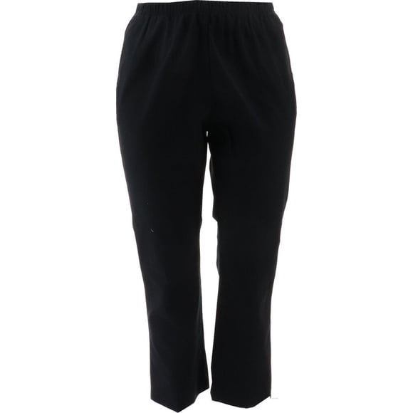 Womens Twill Pants Elastic Waist