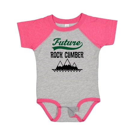 

Inktastic Rock Climbing Future Climber Boys or Girls Baby Bodysuit