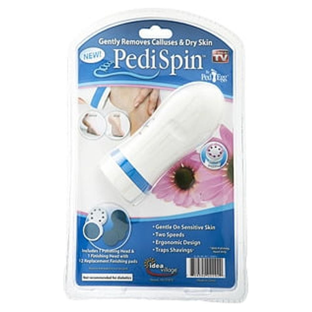 PED EGG PEDI SPIN REMOVES CALLUSES N DRY SKIN ELECTRIC 2-SPEEDS GREAT GIFT