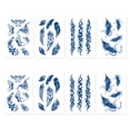 thumbnail image 1 of hojas de pegatinas de tatuajes temporales, para adultos, niños, mujeres, tatuajes de maquillaje, pegatinas temporales MFZFUKR CPB-CJZ2009-4, 1 of 5