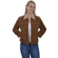 thumbnail image 2 of Scully L1019-81-XS Faux Shearling Jean Jacket, Cinnamon - Extra Small, 2 of 3