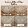 thumbnail image 7 of Design&I 8'x10' Washable Area Rug Extra Large Skid-Resistant Low Profile Vintage Distressed Tan Boho Scroll Border Fuzzy Neutral for Living Room, Family, 7 of 7