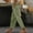 Army Green women straight leg ankle pants a1, variant on Women Straight Elastic Waist Pants Casual Solid Basic Ankle Trousers with Pockets Travel Work Lounge Streetwear, Navy 2XL