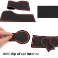 thumbnail image 2 of Riwesomey Juego de 13 unidades de almohadilla antideslizante de goma de silicona para coche, alfombrilla decorativa interna a prueba de polvo para Automoción decorativa y accesorios Negro Riwesomey VI018515-01, 2 of 6