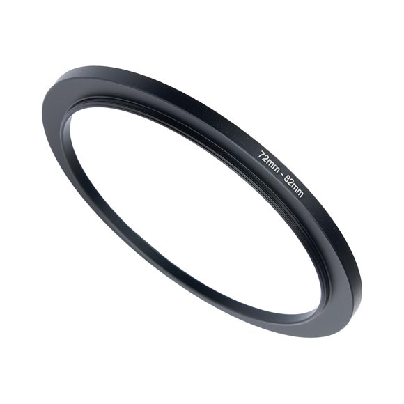 Anillo adaptador elevador GZNLY de 72 mm a 82 mm, metal negro