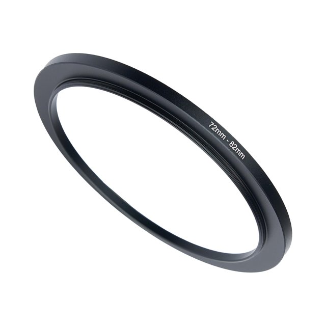 Anillo adaptador elevador GZNLY de 72 mm a 82 mm, metal negro