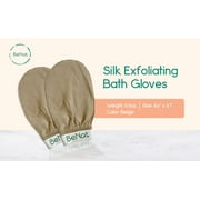BeNat. Silk Exfoliating Bath Gloves.