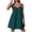 *Green, variant on Women's Tie Shoulder Swing Mini Sundress,Ladies Casual A-Line Empire Waist Cami Dress,Lightweight Summer Party Dress For Women,Light Blue,S-2XL