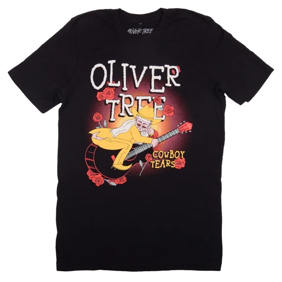 RARE Oliver Tree Cowboy Tears Tour 2022 T-Shirt Unisex Medium Tee H3 Rock Country Pop