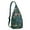 Dark-green-5, variant on Mushroom Sling Backpack – Fairycore Cottagecore Crossbody Bag with Vintage Fungi Print, Psychedelic Boho Daypack for Witchy Aesthetic, Hiking, and Everyday Magic