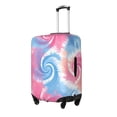 thumbnail image 3 of Multi-Size Suitcase Protective Cover Full Range Double Stitching Invisible Zipper For Travel Business Palevioletred Tie-Dye Background Vibrant Colors And Swirling (3) Large, 3 of 8
