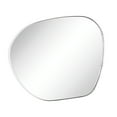 thumbnail image 2 of TEHOME Bertlinde Contemporary and Farmhouse 40x30'' Chrome Metal Framed Asymmetrical Mirror Irregular Mirror, 2 of 8