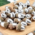 thumbnail image 5 of Artificial Large Acorn Ornaments, Faux Decorative Acorn with Natural Caps, Fake Acorn Decor, Fall Harvest Table Decoration, Thanksgiving Wreath Embellishment, Rustic Seasonal Home Craft Supply, 5 of 5