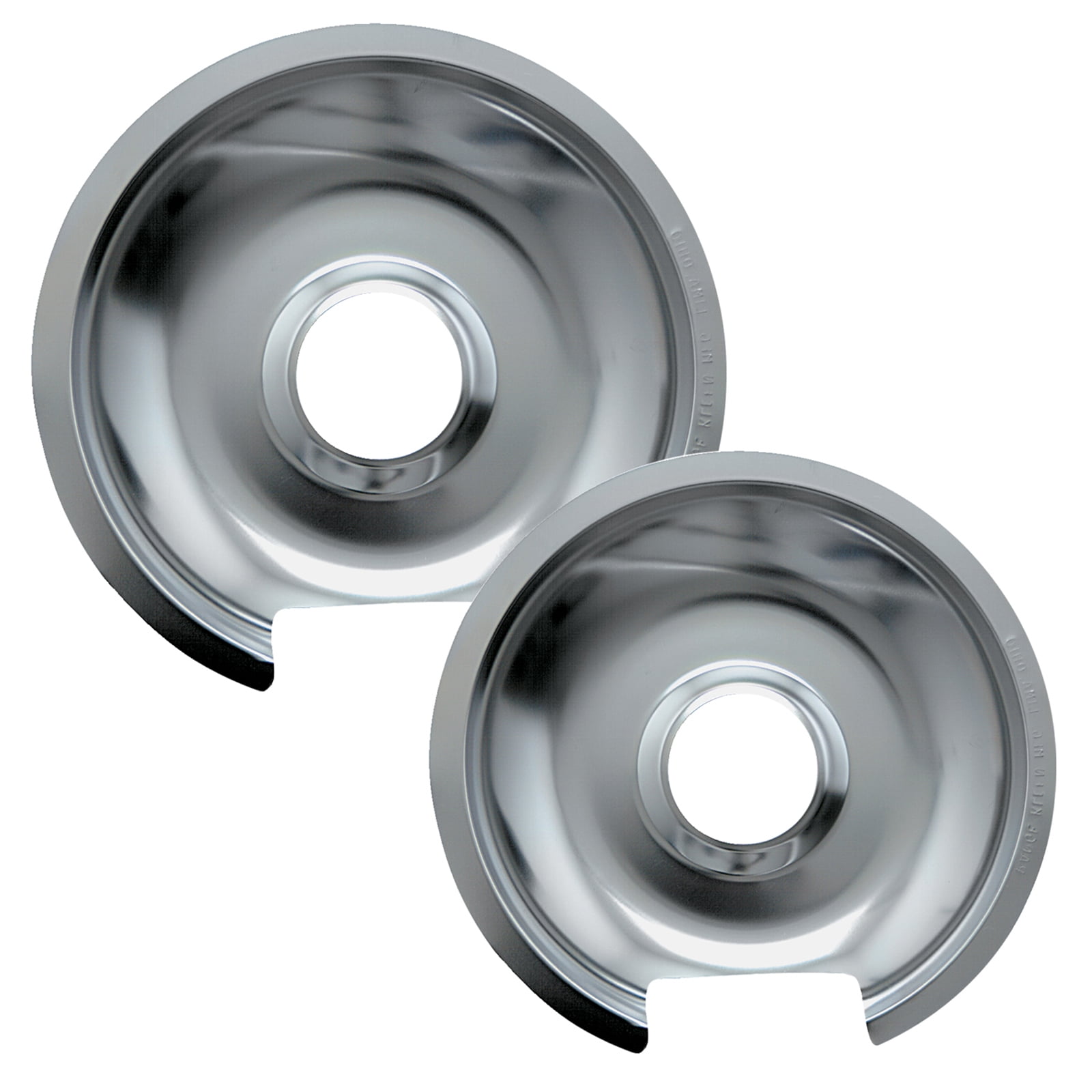Range Kleen Drip Pans Style D Chrome Two 2 Piece Sets Range Kleen Drip Pans Style D Chrome