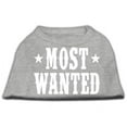 thumbnail image 1 of Most Wanted Screen Print Shirt Grey Xxl (18), 1 of 1