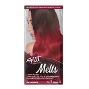 Angle View: Splat Melts Hair Dye, Dark Chocolate and Strawberry, 1 Application