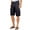 NAVY, variant on Men's Premium Multi Cargo Twill Cargo Shorts with Belt
