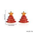 thumbnail image 3 of Pendientes de Navidad de dibujos animados de moda para mujer Pendientes de campana de Santa Wmkox8yi sjalhkljlk4529, 3 of 4