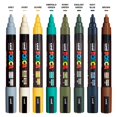 thumbnail image 2 of Bolígrafos de pintura acrílica Posca Markers Color Tones Set Earth Tones, 2 of 6