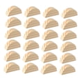 thumbnail image 4 of 24 portatarjetas de lugar, portanombres de mesa, soportes de madera para números de mesa para venta minorista beige, 4 of 9