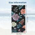thumbnail image 3 of PHYHOO Cute Doodle Style Florals Microfiber Beach Towel for Adult Quick Dry Sand Free Lightweight Oversized Ultra Soft Skin-Friendly Swim Pool Travel Picnic Shower Bath Towel Blanket 30x60in, 3 of 8