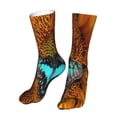 thumbnail image 6 of Salouo Butterfly Alighted On Sunflowers Pattern Fun Novelty Crew Socks,Casual Athletic Socks Neutral Socks, 6 of 7