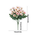 thumbnail image 4 of VQPeo Daisies Artificial Flowers Daisy Fake Silk Flower Arrangements for Home Wedding Decoration(Pink), 4 of 5