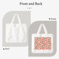 thumbnail image 2 of Honeii Strawberries Print Fluffy Shoulder Bag Plush Bags Women Ladies Tote Bag Fluffy Furry Purse Handbag for Autumn and Winter, 2 of 7