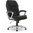 thumbnail image 1 of Scranton & Co Chaise de Bureau Exécutive en Similicuir avec Inclinaison Réglable, Noire, 1 of 13