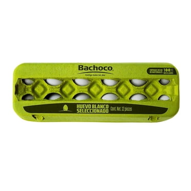 Huevo blanco Bachoco 12 pzas